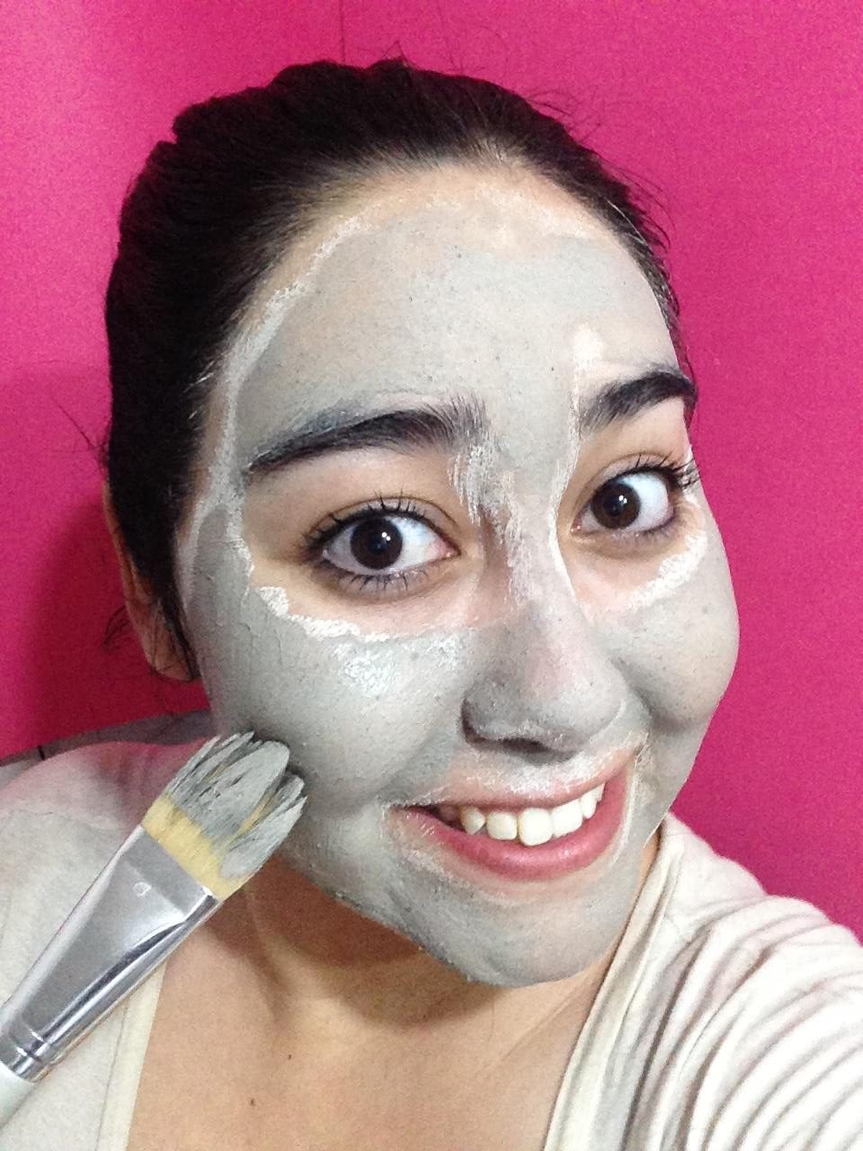 mascarilla seaweed en mi cara